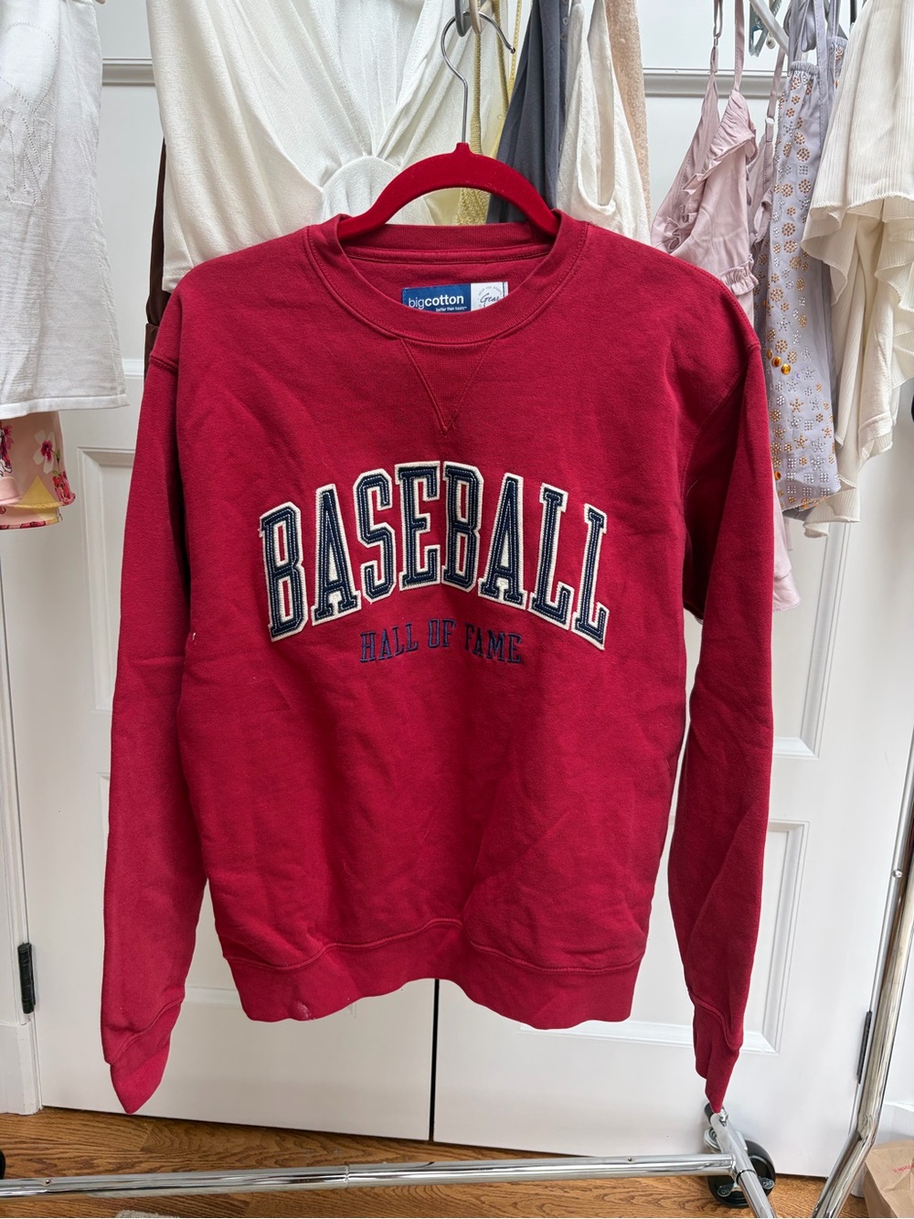 Gear For Sports Red "BASEBALL Hall of Fame" Pullover Sweatshirt